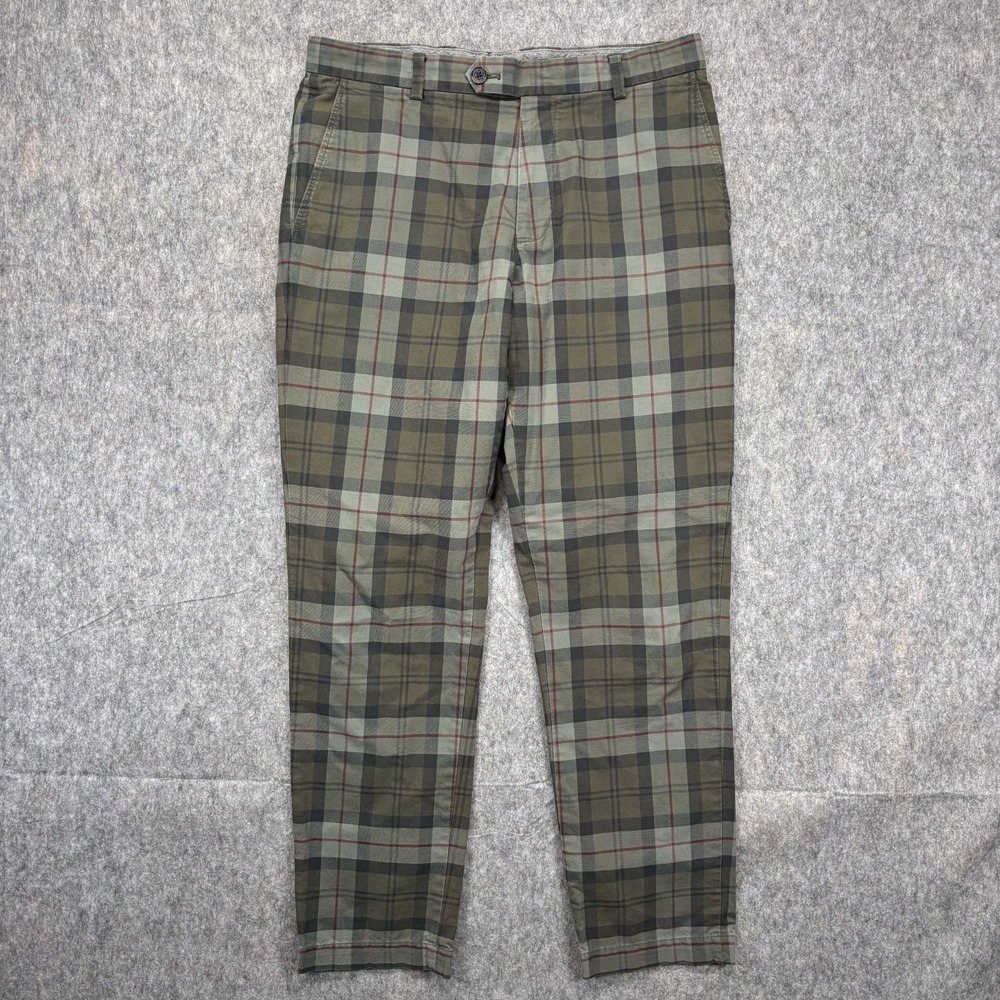 Brooks Brothers Milano Pants Tartan‎ Plaid Men's 33 x 31 Preppy